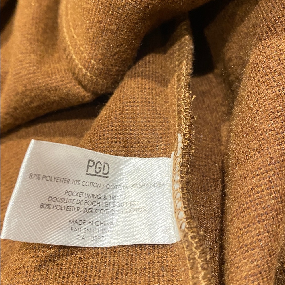 PGD Brown Women's Long Trench Coat L - Picture 12 of 12